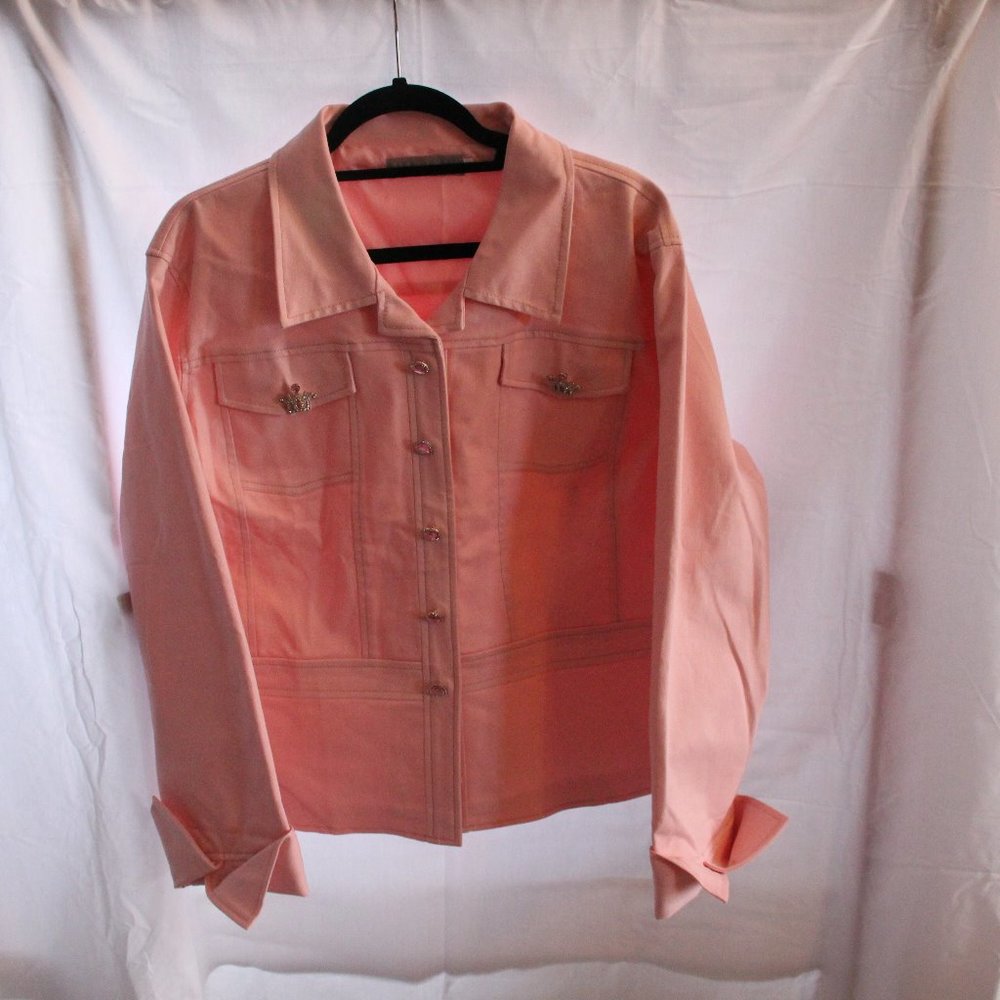 Pink Denim Jacket
